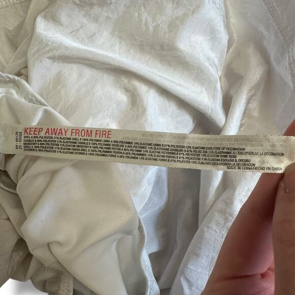 Free People Movement FP‎ Movement White Romper Small Cross Back Skirted Playsuit - Picture 9 of 11